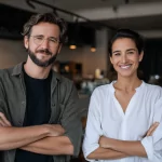 nomad cpollinger A front view of two an attractive mid 30s digital 0ed977a5 01af 4d57 a04e 104f468dda99 3